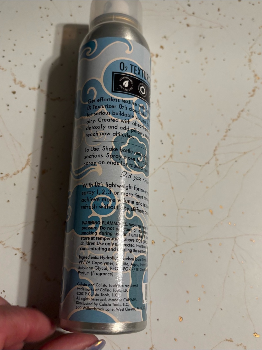 Calista Stratosphere O2 Texturizer Spray -  -New - Picture 2 of 4